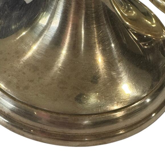 Heavy brass  Candlestick Holders 9.5” - Picture 2 of 7